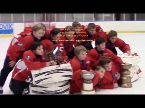 SHT: Sweden Hockey Trophy Final U11 2015: Täby HC:s Segerglädje efter final vinsten mot AIK med 2-1