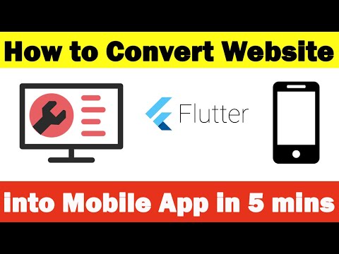 How to convert website into mobile app in 5 mins