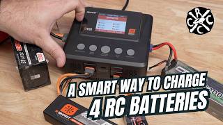 Spektrum S450 Quad Charger - A Smart Way To Charge 4 RC Batteries At One Time