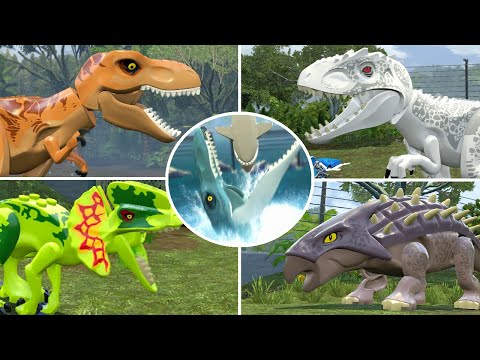 All Dinosaurs in LEGO Jurassic World