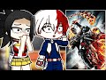 Class 1A React To Deku As Ghost Rider Gacha React MHA