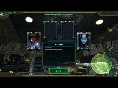 InsaneBriefing - Starcraft Terran Briefing Room in Starcraft 2