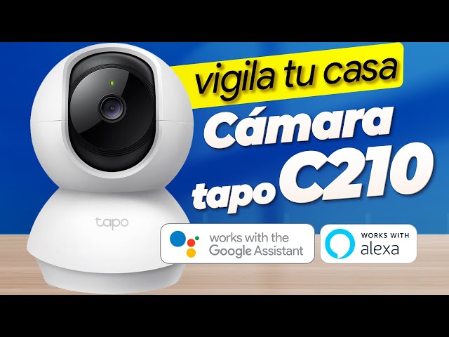 Vídeo relacionado con Tapo C210 - Cámara IP WiFi 360° Cámara de Vigilancia 2K (3MP),Visión Nocturna Admite Tarjeta SD hasta 512 GB, Detección y Seguimiento de Movimiento, Control Remoto, Compatible con Alexa