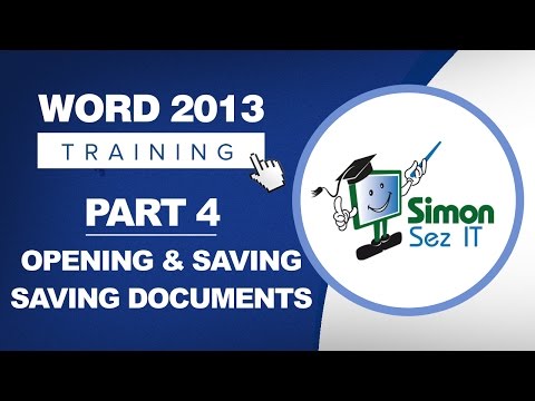 Word 2013 for Beginners Part 1 An Introduction to Using Word 2013
