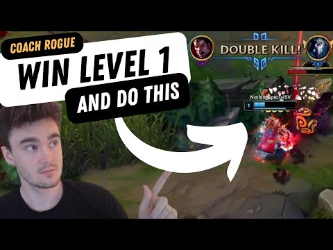 How PROS can WIN ANY LANE lvl 1 - Play like a pro