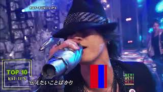 KAT - TUN [ カトゥーン ] の人気曲 公式 ♪ ヒットメドレーカトゥーン 最新ベストヒットメドレー 2018