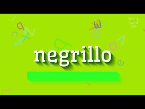 HOW TO SAY NEGRILLO? #negrillo