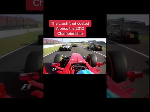 The crash that costed Alonso his 2012 Championship