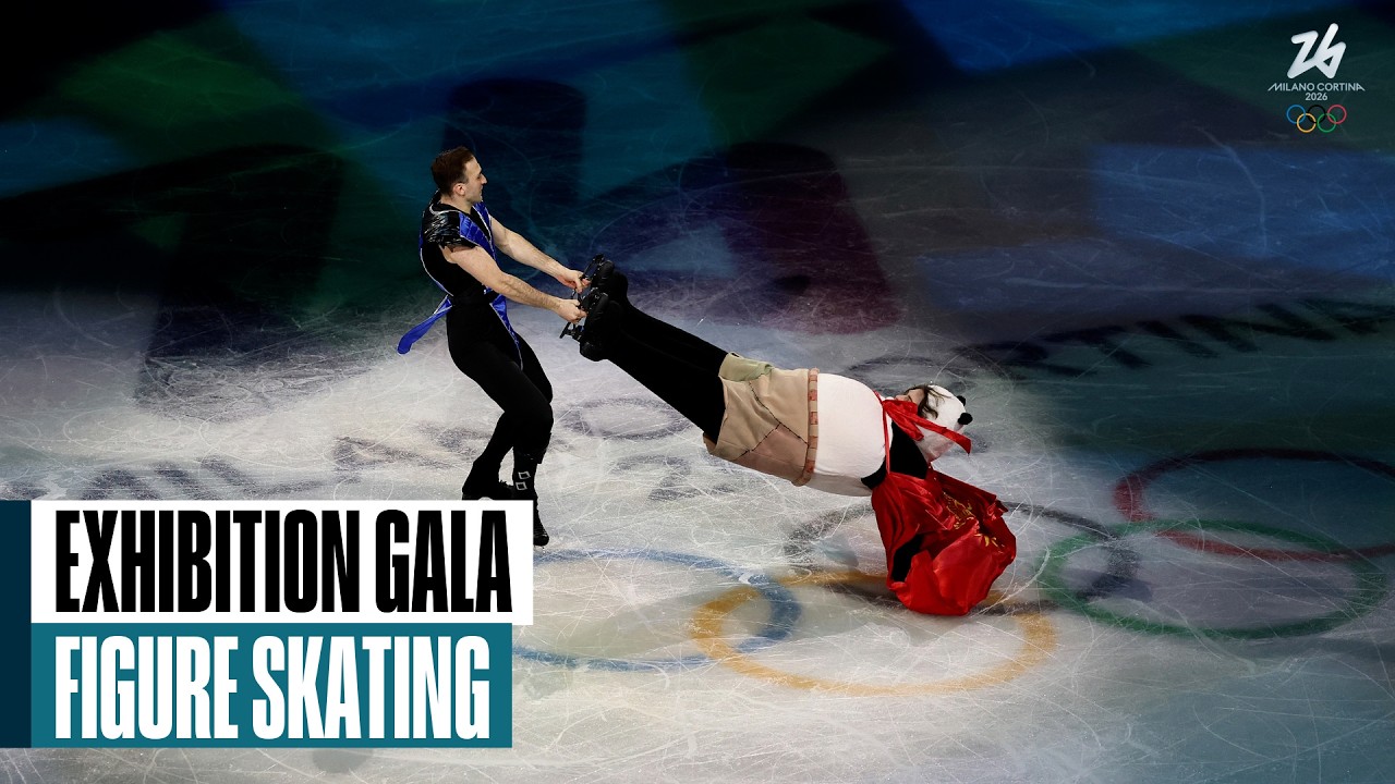 'Panda&rsquo; Shaidorov Steals the Show at the Olympic Figure Skating Gala 🐼⛸️ | #milanocortina2026 - YouTube