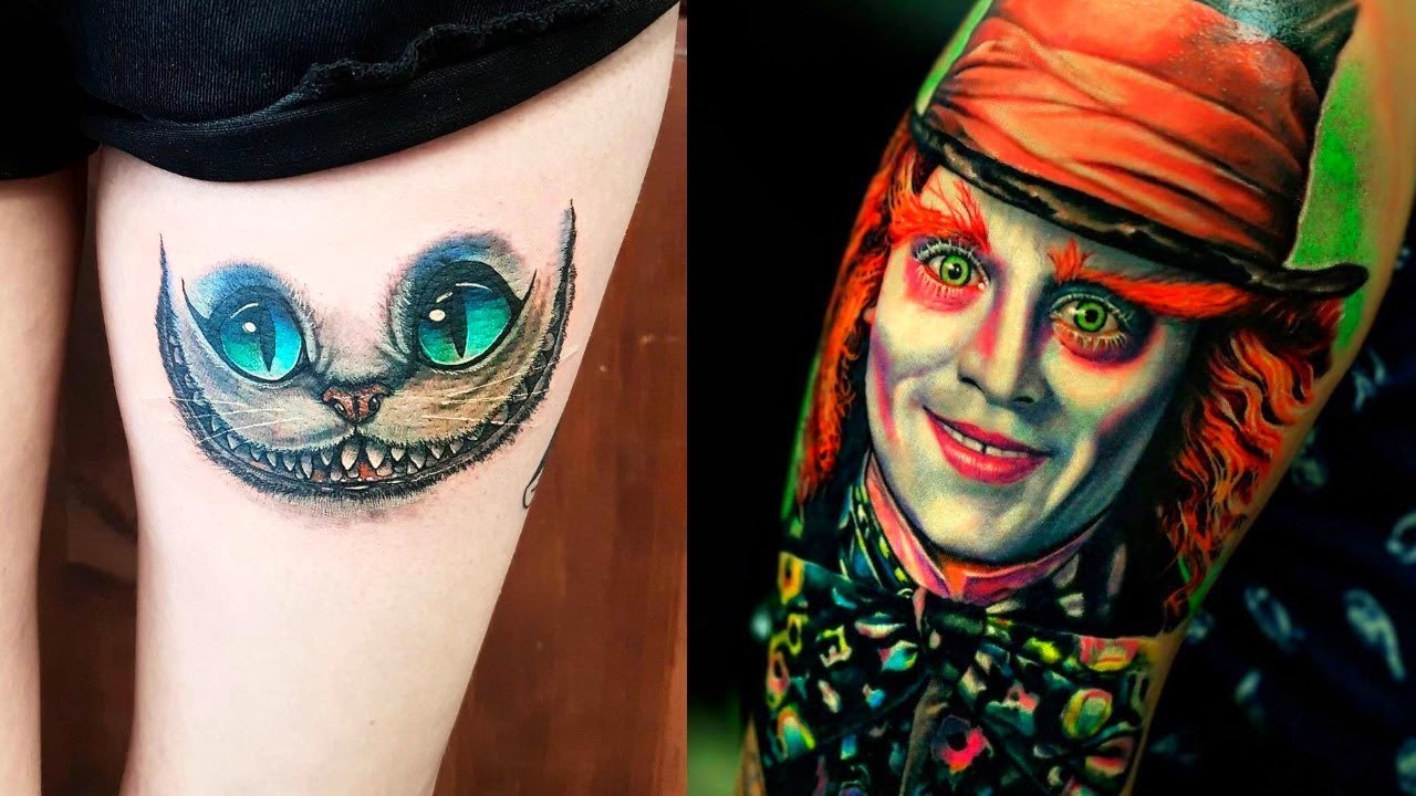 Watch Now The Most Madness Alice In Wonderland Tattoos The Most Madness Alice In Wonderland Tattoos