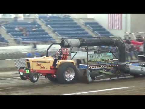 Alex Ferri "Sunset Smoker" Pro Farm tractor pull at the Keystone Nationals