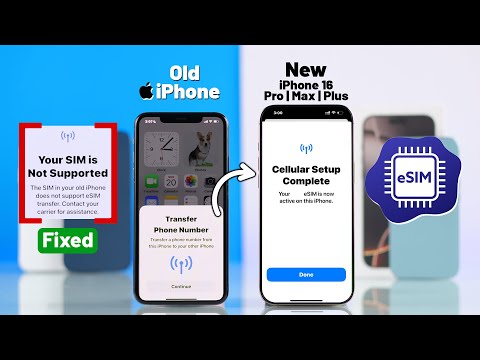 How To Transfer eSIM Old iPhone to New iPhone 16 Pro Max!