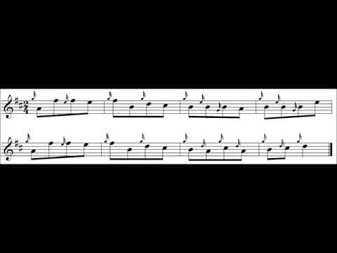 Gracenotes and Strikes Exercise 4 - low pitch