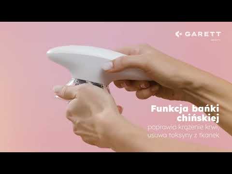 Garett Beauty Perfect Body masažuoklis, baltos spalvos video