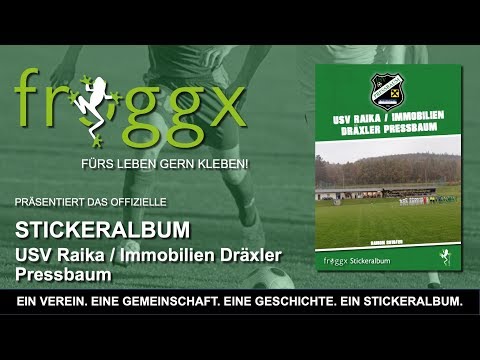 froggx Stickeralbum des USV Raika / Immobilien Dräxler Pressbaum