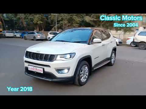 White 2018 jeep compass limited 2.0 d diesel manual