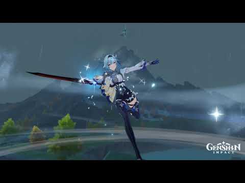 genshin impact | Eula Lawrence learned the physical nuke!