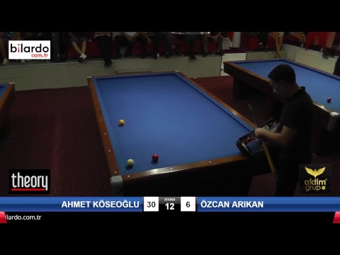 AHMET KÖSEOĞLU & ÖZCAN ARIKAN Bilardo Maçı - HATAYIN ANVATANA KATILIŞ KUPASI-1. Tur