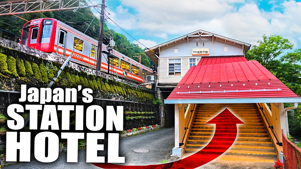 I Found a Hotel INSIDE a Rural Japanese Train Station!!!