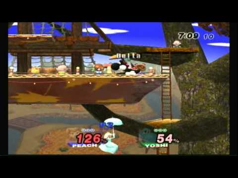 Deltacod(Yoshi) vs Heero(Peach)