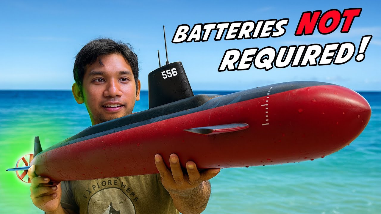 Building Giant Model Submarine powered by Elastropolymer