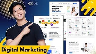 How to create Digital Marketing website in WordPress II FREE Theme and