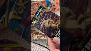 a little mischief found the porch 😼 #pokemontcg #slowcollecting #tactile  #cardopening #porchpulls