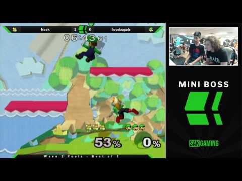 Mini Boss Wave 2 Pools - Neek (Fox) vs ILoveBagelz (Luigi)