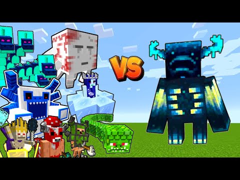 WARDEN Vs Twilight Forest Monsters in Minecraft