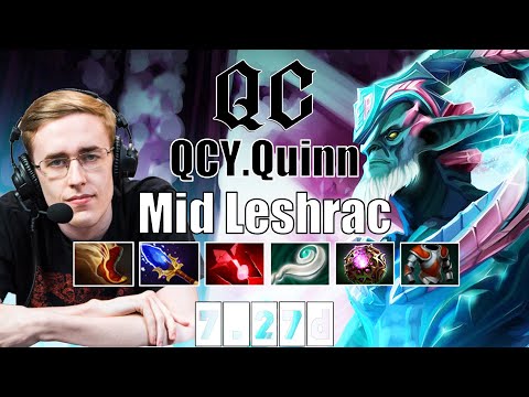 Leshrac | QCY.Quinn | Mid Leshrac | 7.27d Gameplay Highlights