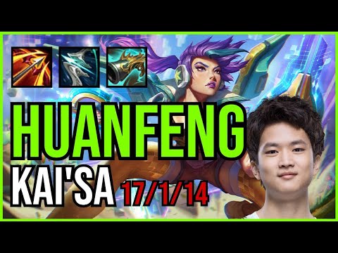 HUANFENG - KAI'SA vs. JHIN ADC | KR GRANDMASTER | PATCH 10.25