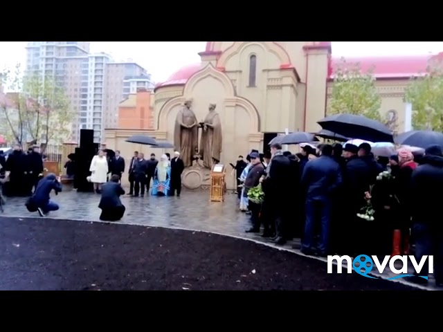 Открытие памятника Петра и Февронии