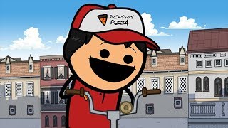 Pizza Delivery - Cyanide & Happiness Shorts