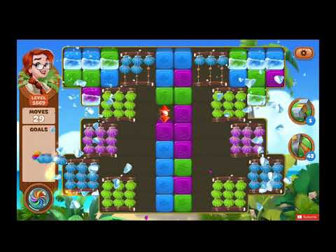 Lost Island Blasd Adventure Level 1669 NO BOOSTERS - A S GAMING ✔