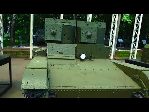 T-26 TANKS WITH WAR WOUNDS OF WORLD WAR II