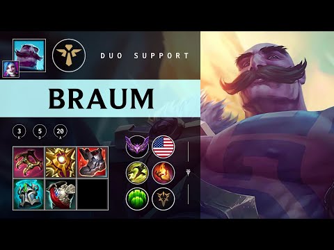 Braum Support vs Thresh - NA Master Patch 25.24