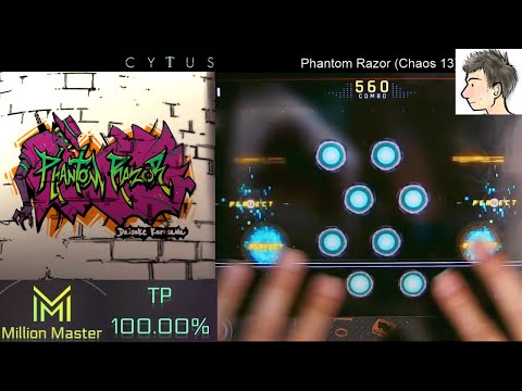 【Cytus II】Phantom Razor (Chaos 13) MM TP100!!【はやい、忙しい、短い】#Cytus2 #Cytusii