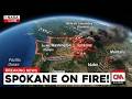 #breakingnews  Washington's 2nd Largest City Burns—640 Structures Lost, 62,000 Evacuated