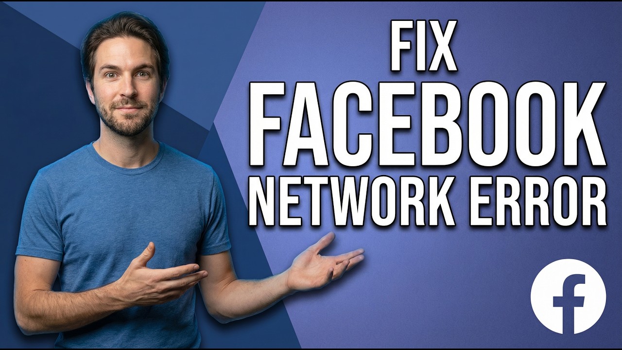 Fix Facebook Network Error (2026 Easy Guide)