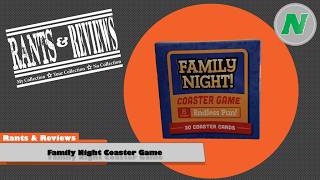 Rants And Reviews: Family Night Coaster Game