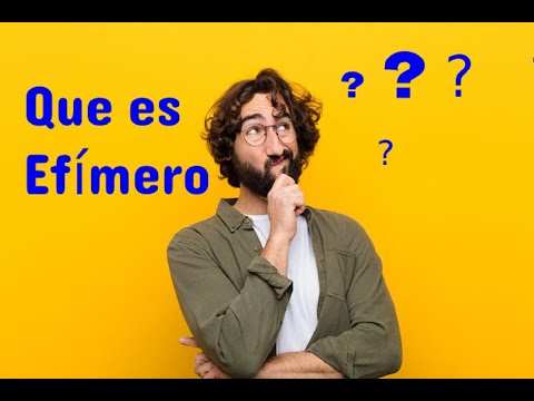 What does Ephemeral mean... #Culture