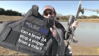 Can a soft body armor stop a sniper round from a mile away?
