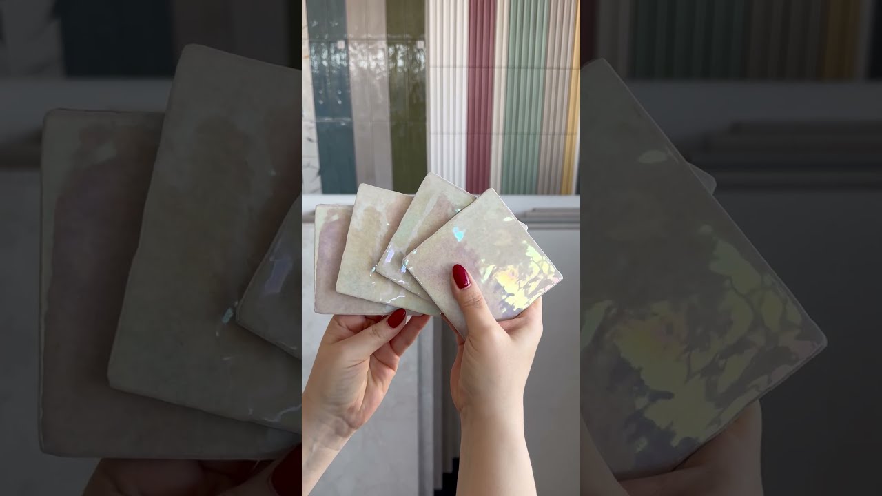 Kolorowe płytki holograficzne na ścianę