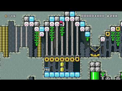 Desolate Dunes 2-4 by Phoenix - SUPER MARIO MAKER - NO COMMENTARY 1bi