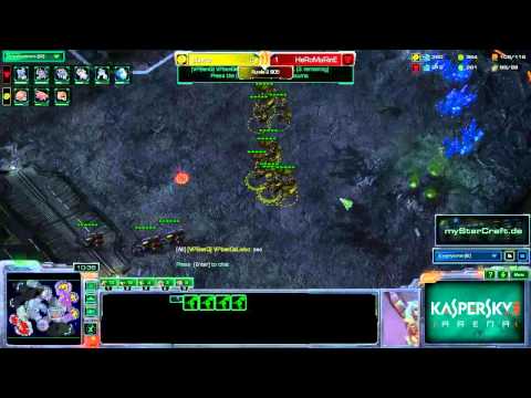 #225 sLivko(Z) vs. HeRoMaRinE(T) - Kaspersky Arena #2 Heart of the Swarm Video