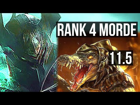 MORDEKAISER vs RENEKTON (TOP) (DEFEAT) | Rank 4 Morde | NA Challenger | v11.5