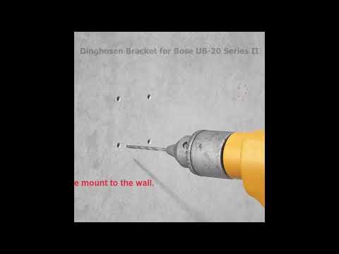 How to Install Bose 300 Surround Speaker - Virtually Invisible Affordable way