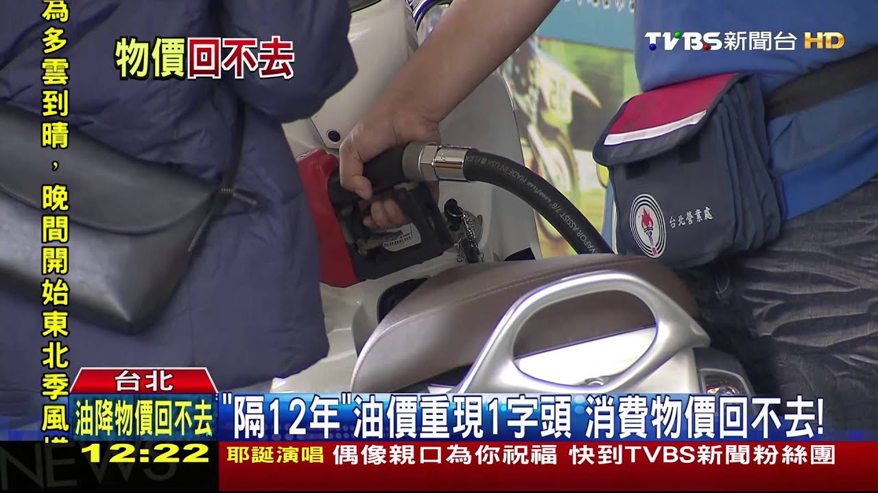 「隔12年」油價重現1字頭 消費物價回不去!