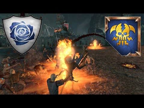 Влад штурмует Астрагота и Дражоата: Эпичный штурм из сетевой кампании. Total War Warhammer-3