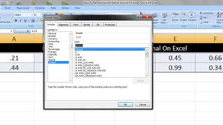 How To Remove Number Before Decimal On Excel